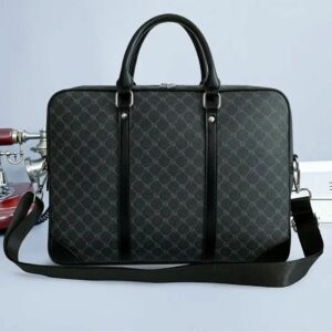 Men's Classic Black Briefcase